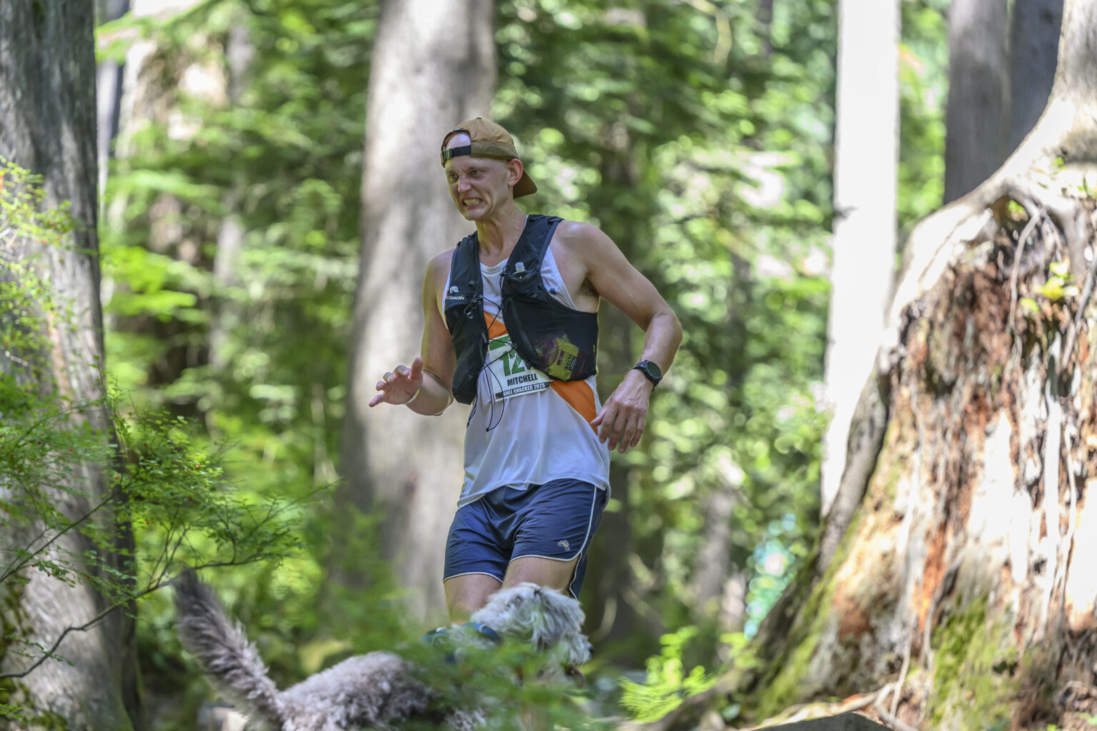 The last 400m of KneeKnacker 2025 between 11AM and 1PM